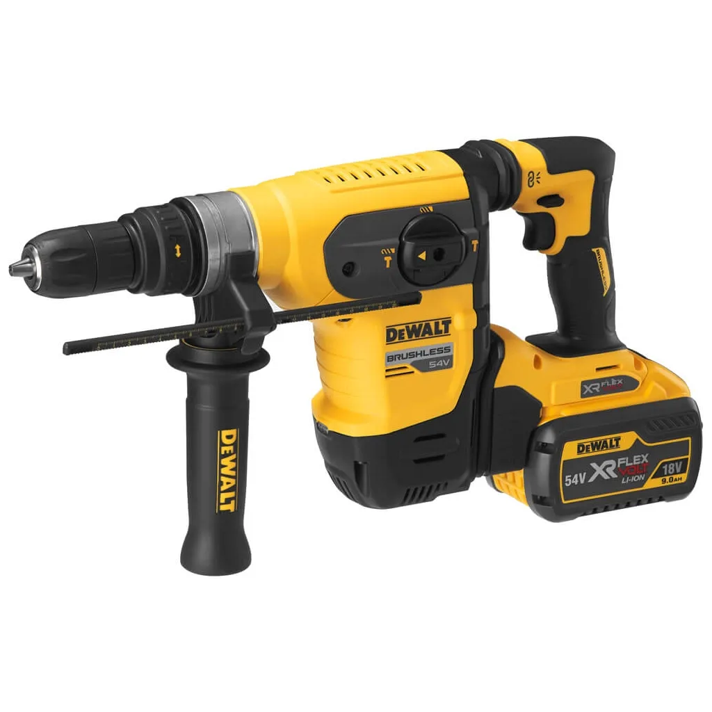  DeWALT бесщёточный, SDS-Plus, 54 В, 4.5 Дж, 3 реж. кейс (DCH417X2)