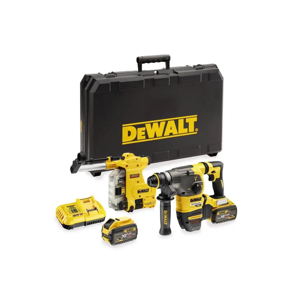  DeWALT SDS-Plus, 54 В, 3.5 Дж, 2x3Ah, 3 режима, кейс (DCH335X2)