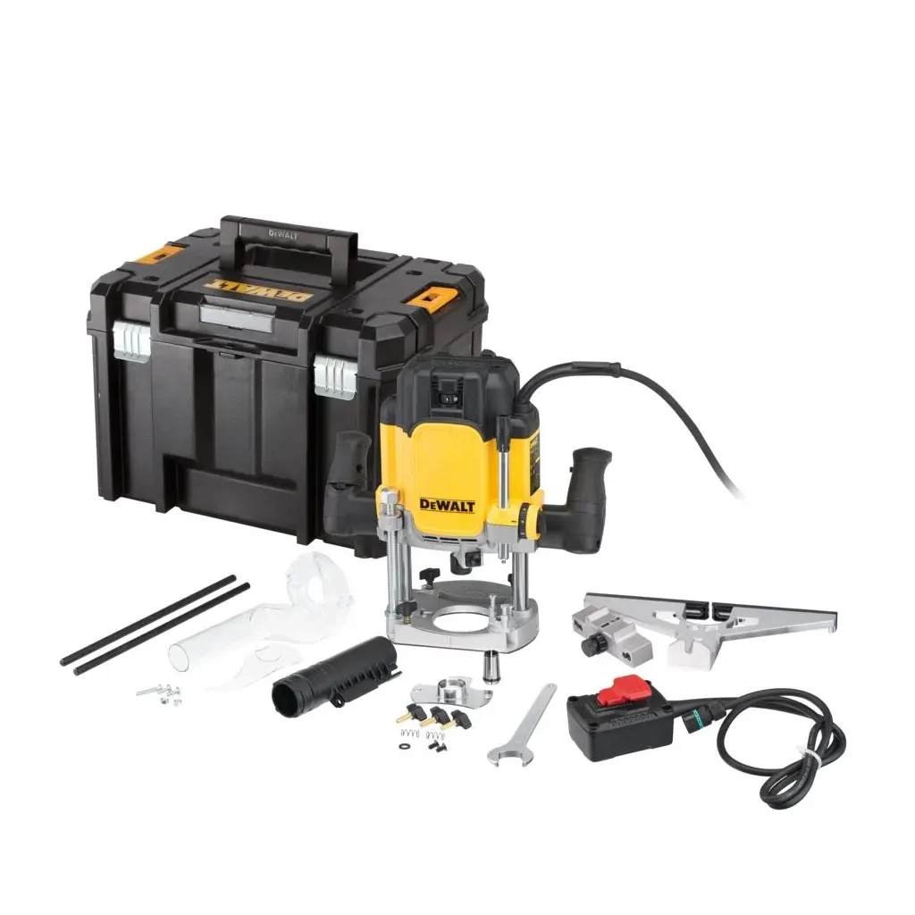  DeWALT 9000 - 22000 об/мин, цанговый патрон 12 мм, пульт ДУ, кейс TSTAK (DWE627KT)