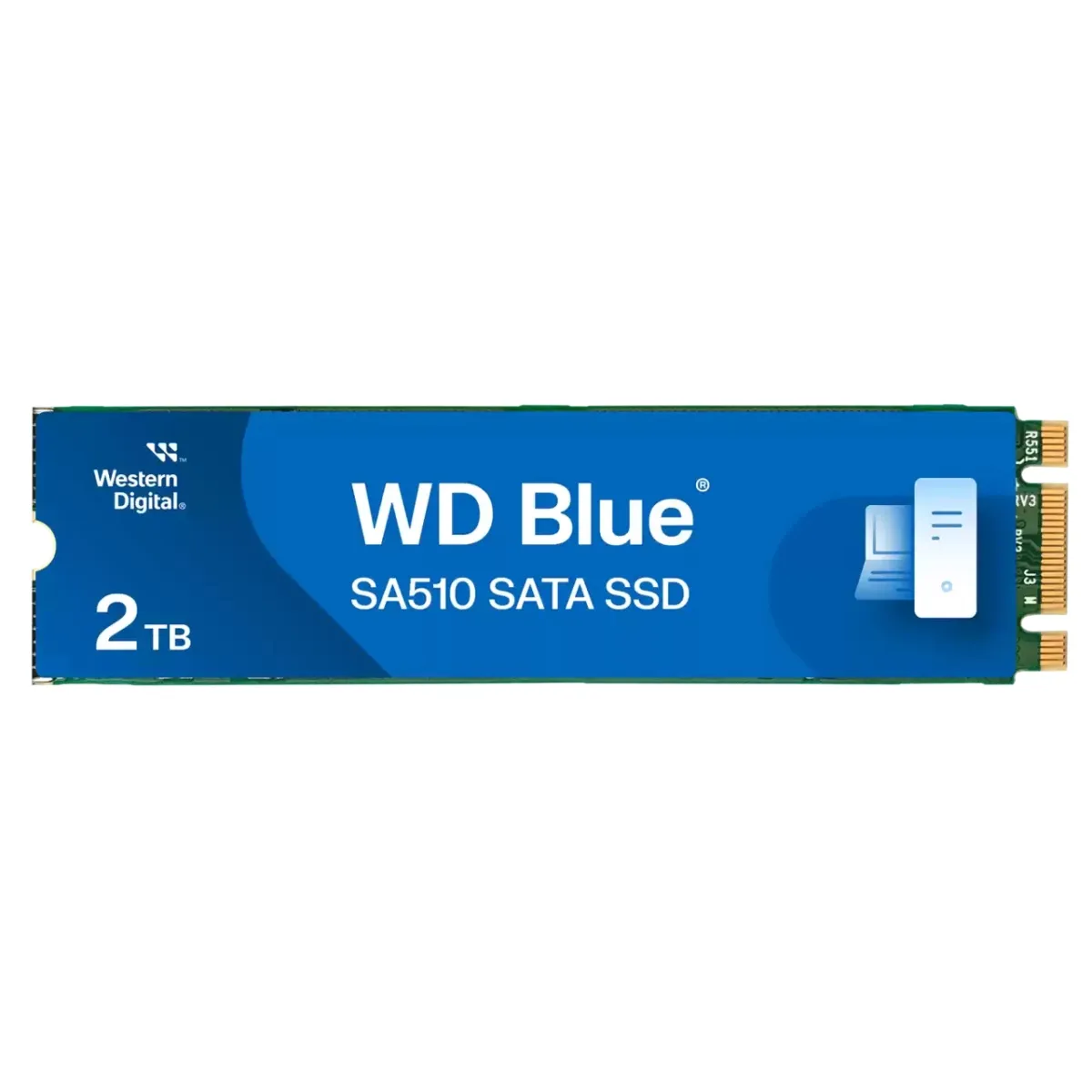 SSD накопитель Western Digital Blue SA510 2TB M.2 SATA (WDS200T3B0B)