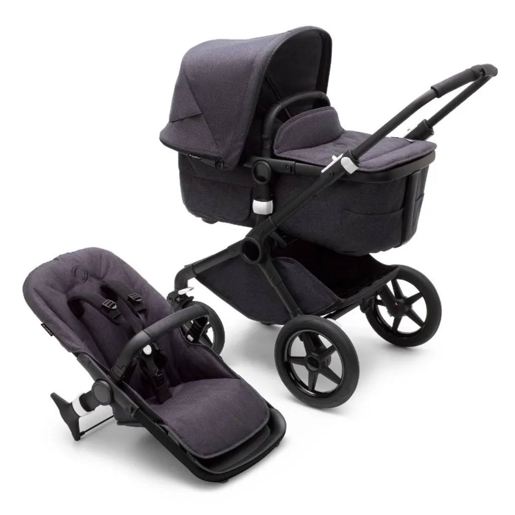  Bugaboo 2 in 1 Fox 3 Mineral Black - Washed Black (2306010034)