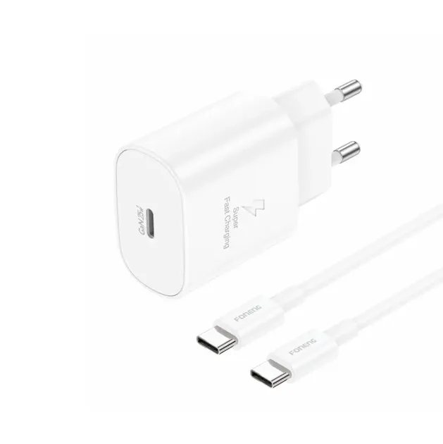 Зарядний пристрій Foneng EU51 USB-Сх3A White (EU51-CH-W)