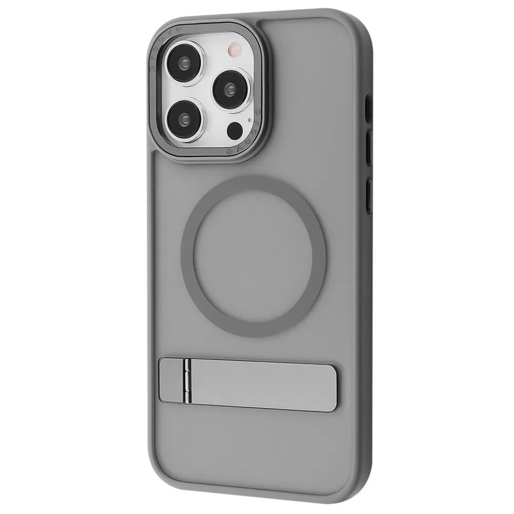 Чохол-накладка Proove Mainstay Case with Magnetic Ring iPhone 15 Pro Gray (PCMCIP15P005)