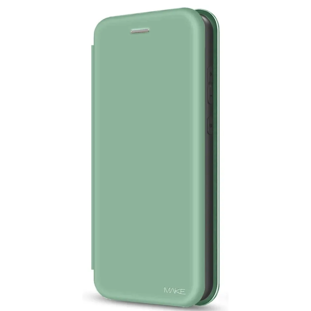 Чехол-книжка MAKE Xiaomi Redmi Note 13 4G Flip Mint Green (MCP-XRN134GMG)