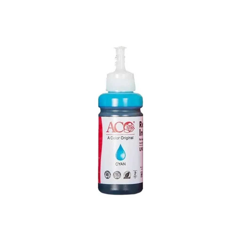 Чернило ACO HP GT52 Cyan 70ml InkTank/Smart Tank (ACO-AH-001-C Universal Ink)