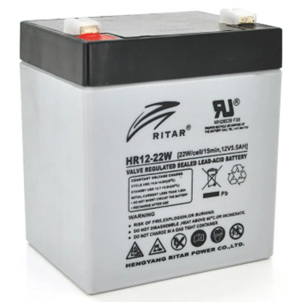  Ritar HR1222W, 12V-5.0Ah (HR1222W)