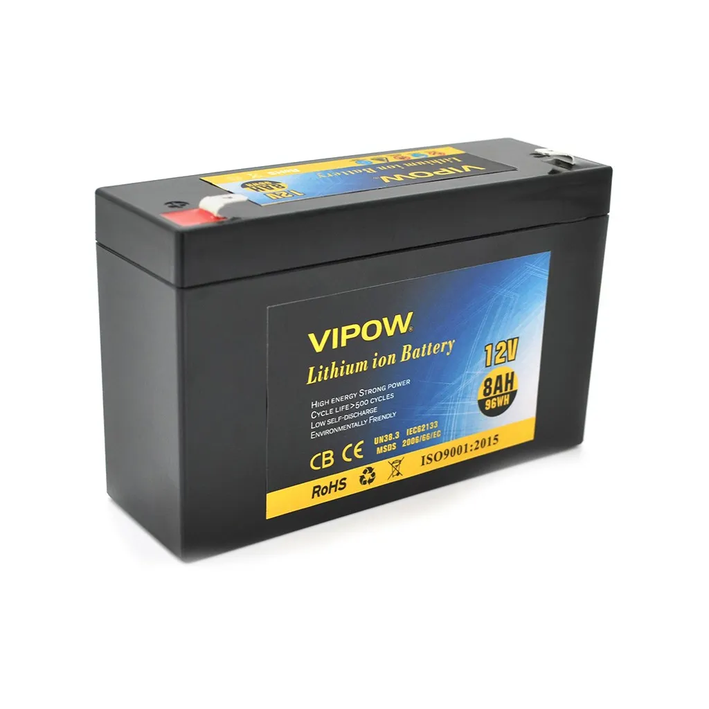  Vipow 12V - 8Ah Li-ion (VP-1280LI)