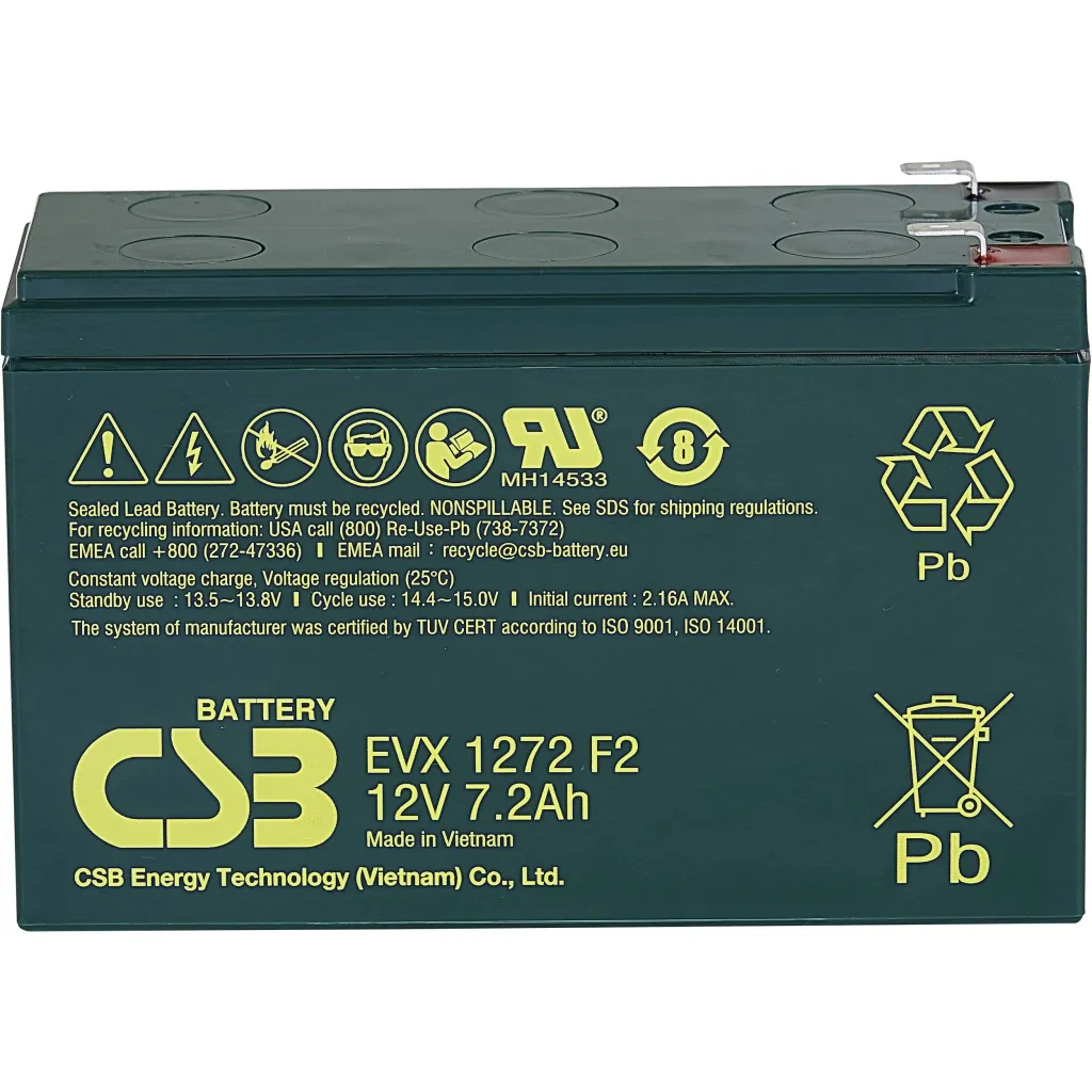  CSB EVX1272F2 12V 7.2Ah (EVX1272F2)