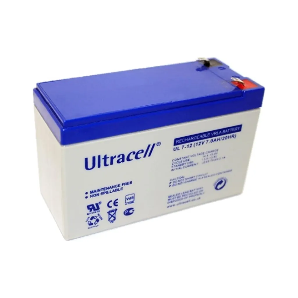  Ultracell 12V-7Ah, AGM (UL7-12)