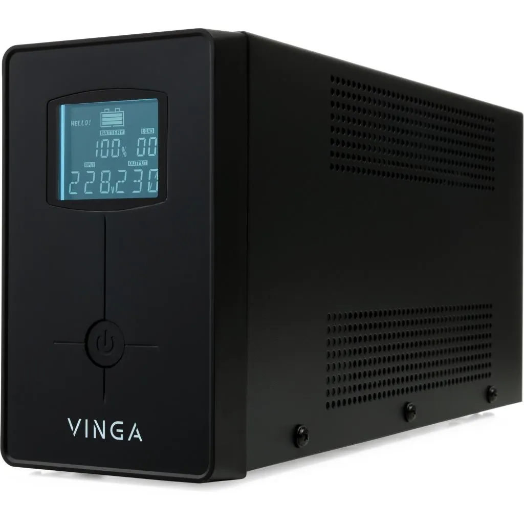  Vinga LCD 600VA metal case with USB (VPC-600MU)