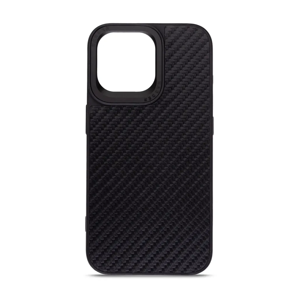 Чохол для смартфона Harder Carbon Pattern Apple iPhone 14 Pro Max Black (ARM76780)