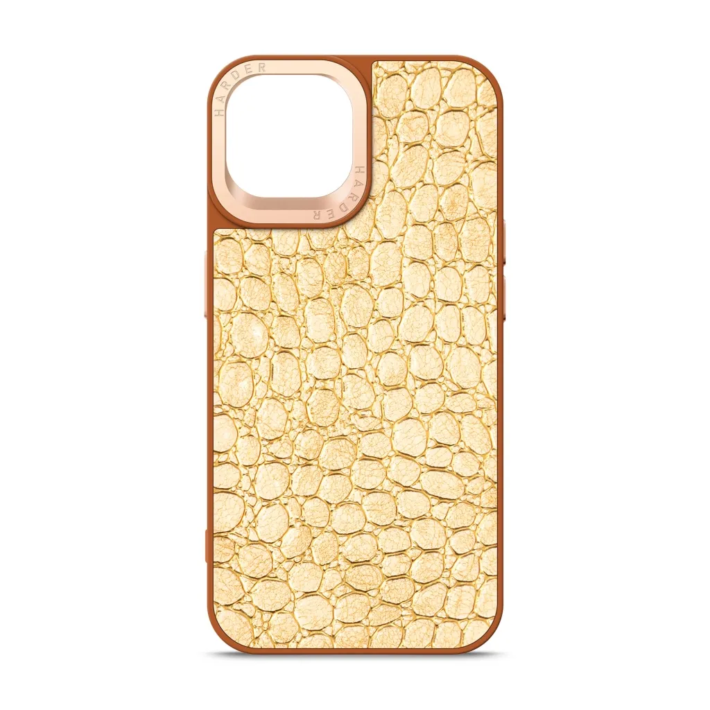 Чохол для смартфона Harder Crocosaur Apple iPhone 14 Beige (ARM76715)