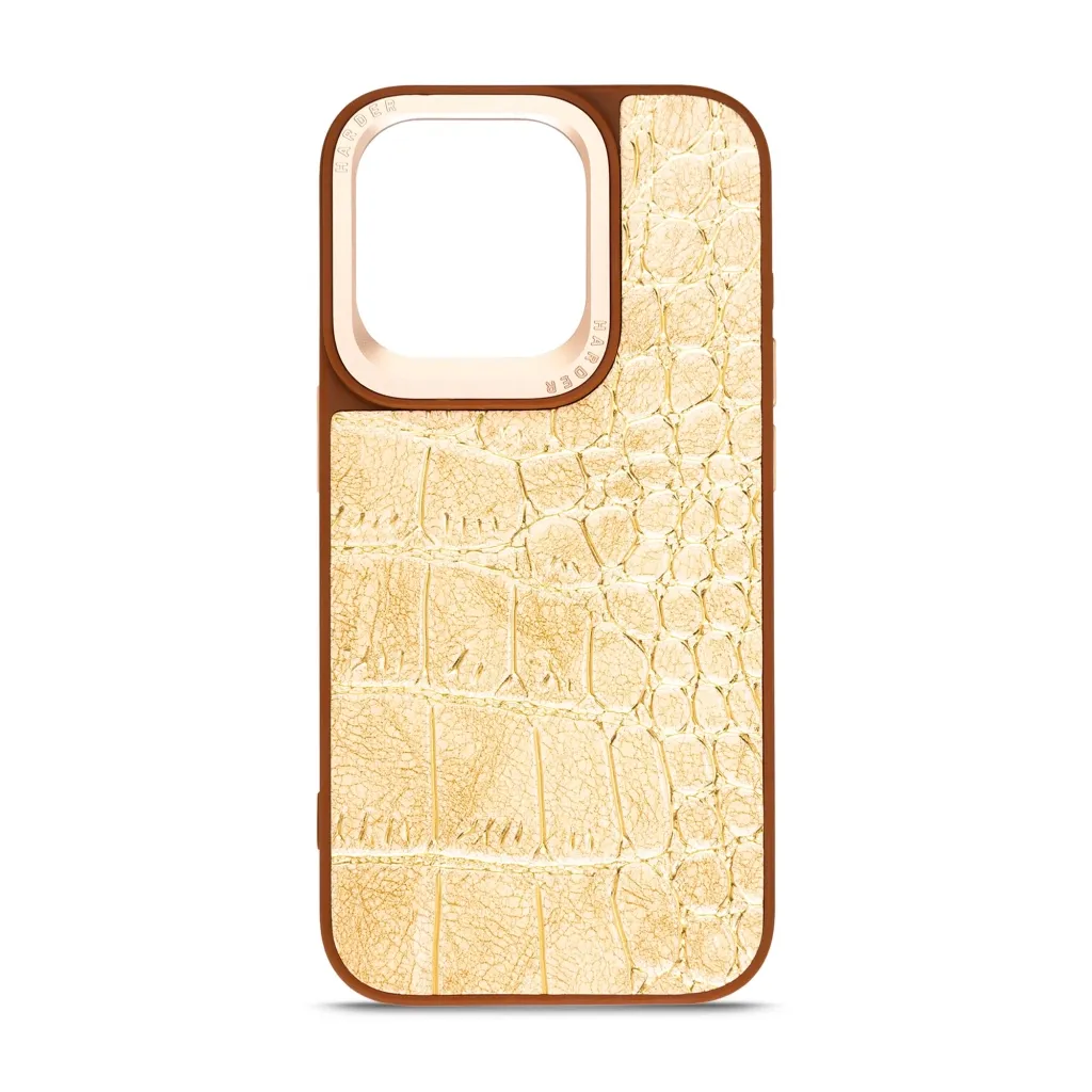 Чохол для смартфона Harder Crocosaur Apple iPhone 14 Pro Beige (ARM76721)