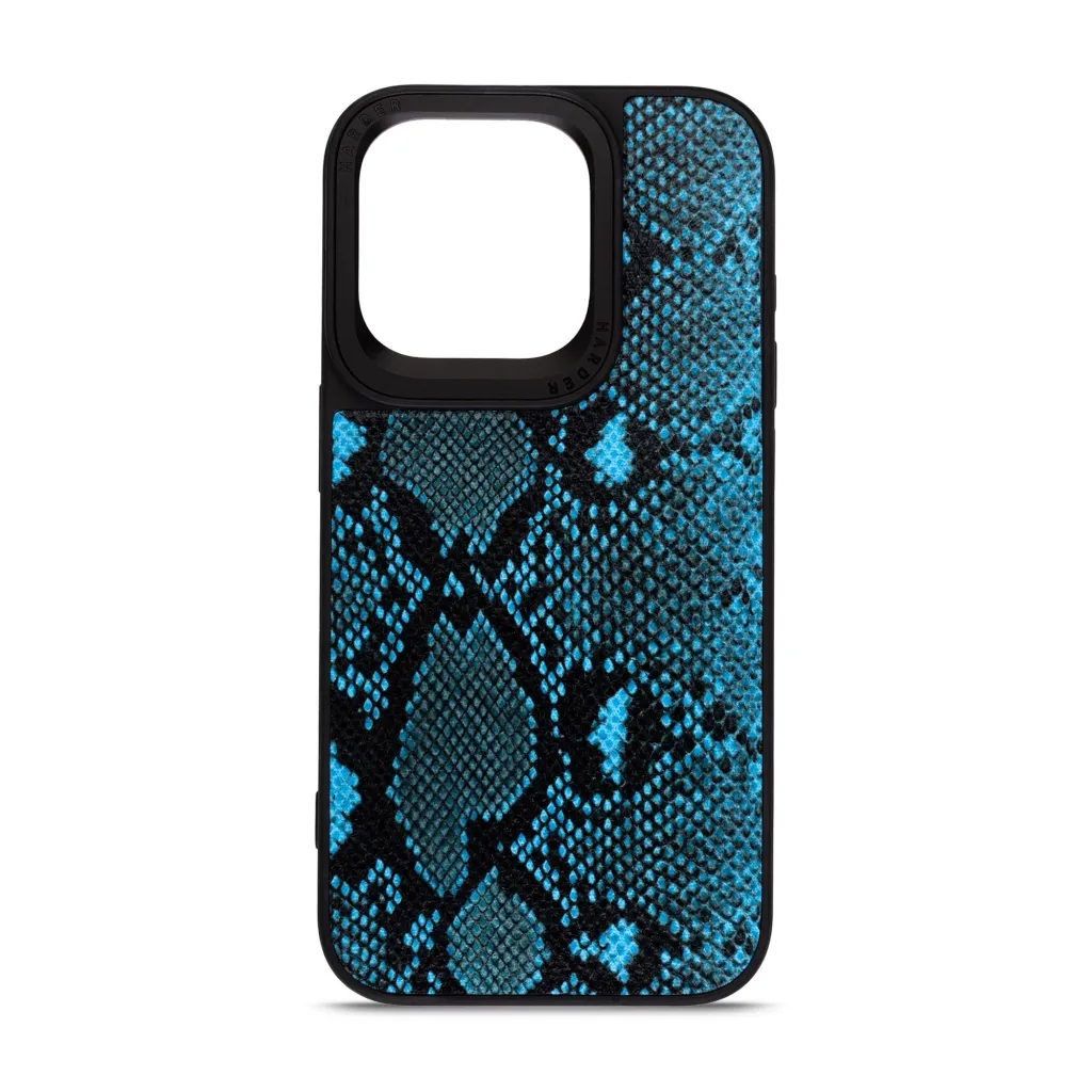 Чехол для смартфона Harder Genuine Snake Apple iPhone 14 Pro Dark Blue (ARM76787)