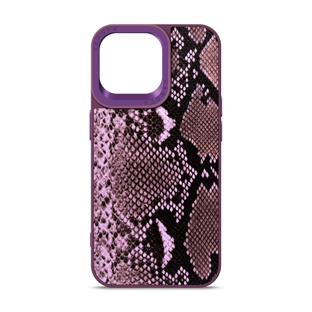 Чехол для смартфона Harder Genuine Snake Apple iPhone 14 Pro Max Dark Purple (ARM76791)