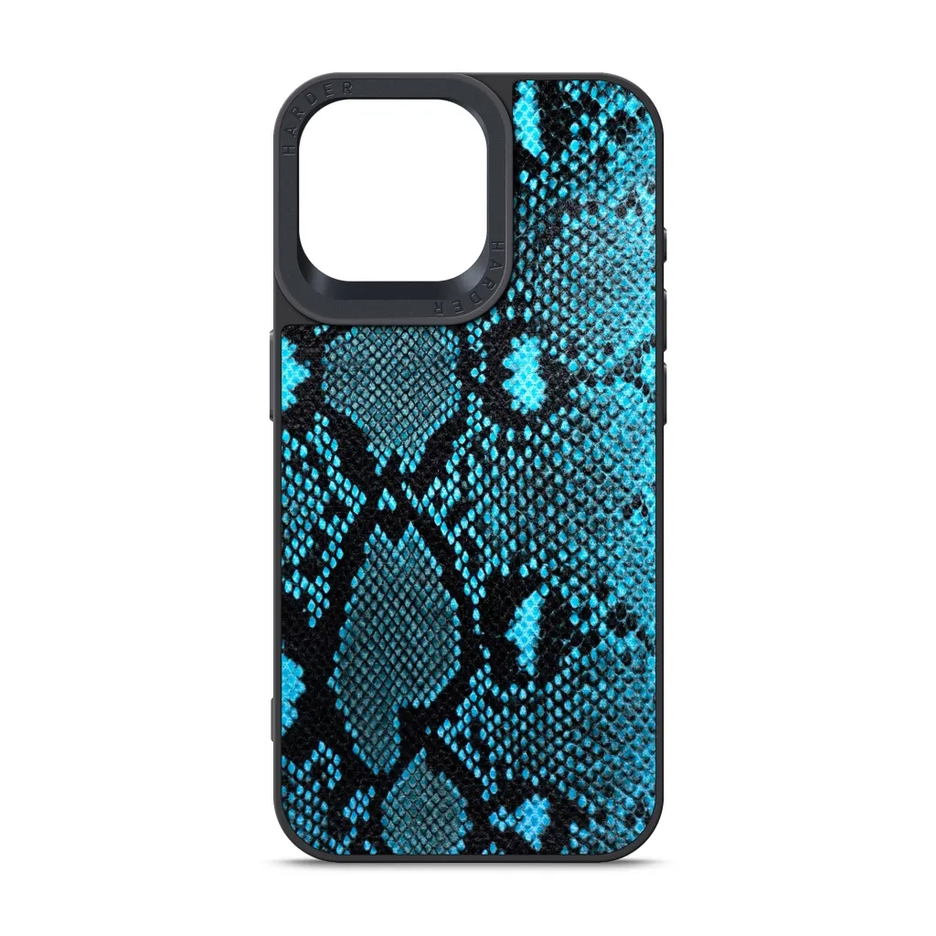 Чохол для смартфона Harder Genuine Snake Apple iPhone 15 Pro Max Dark Blue (ARM76784)