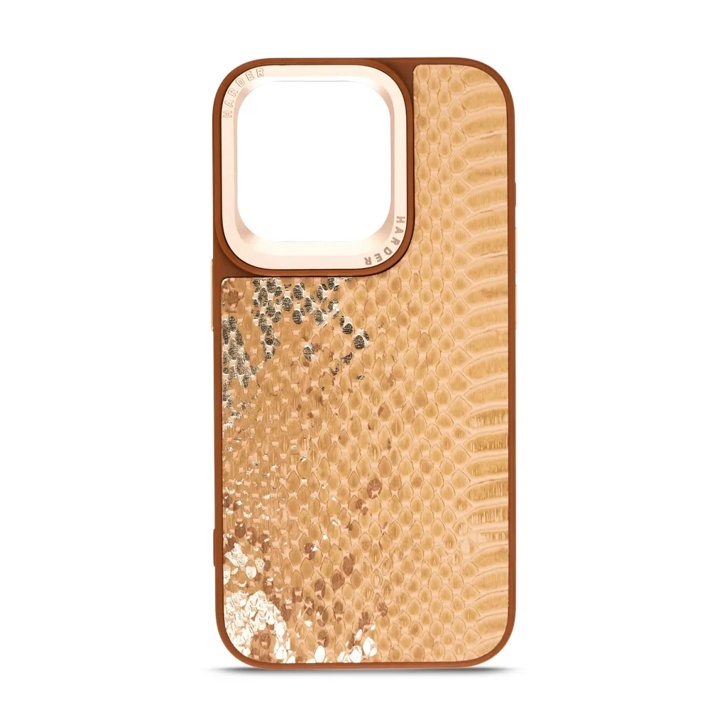 Чохол для смартфона Harder Snake Pattern Apple iPhone 15 Pro Beige (ARM76794)