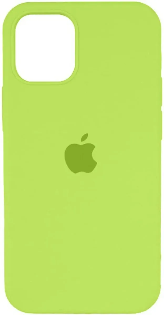 Чохол-накладка Silicone Full Case AA Open Cam for Apple iPhone 16 Pro 24,Shiny Green