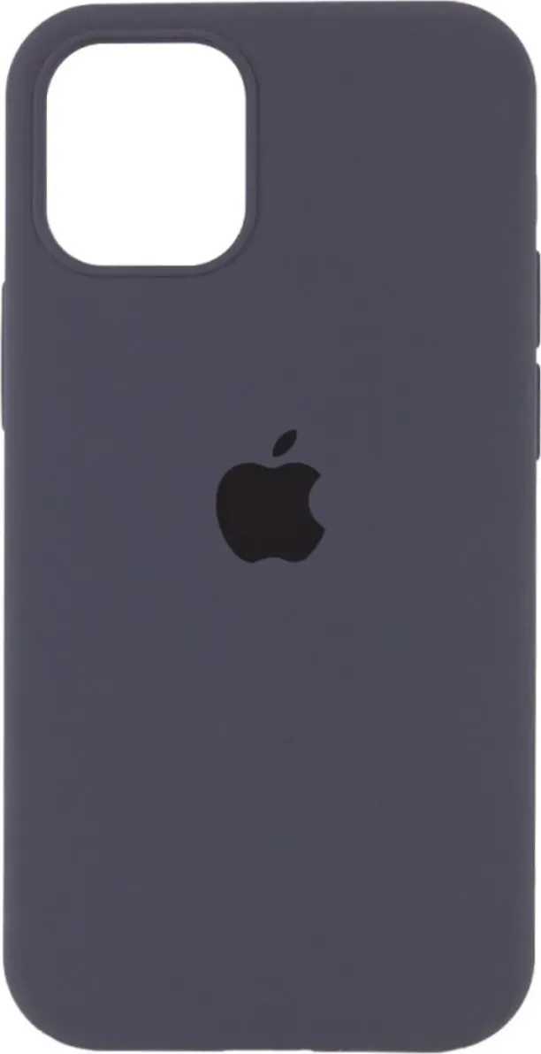 Чехол-накладка Silicone Full Case AA Open Cam for Apple iPhone 16 12,Dark Grey