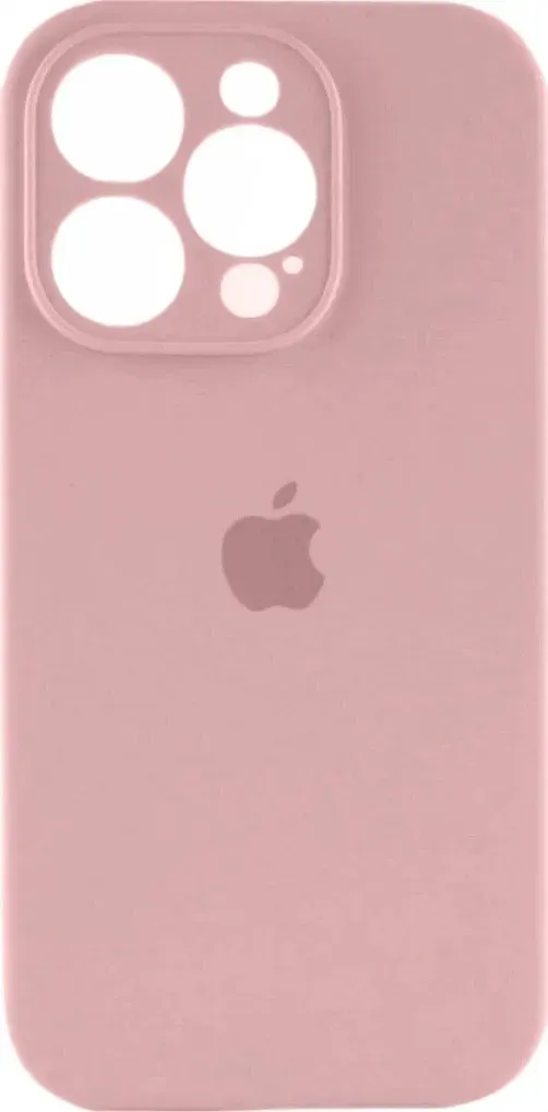 Чохол-накладка Silicone Full Case AA Camera Protect for Apple iPhone 14 Pro 15,Pink Sand