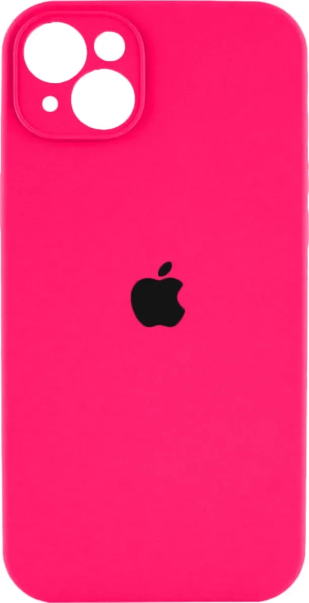 Чохол-накладка Silicone Full Case AA Camera Protect for Apple iPhone 13 23,Shyny Pink