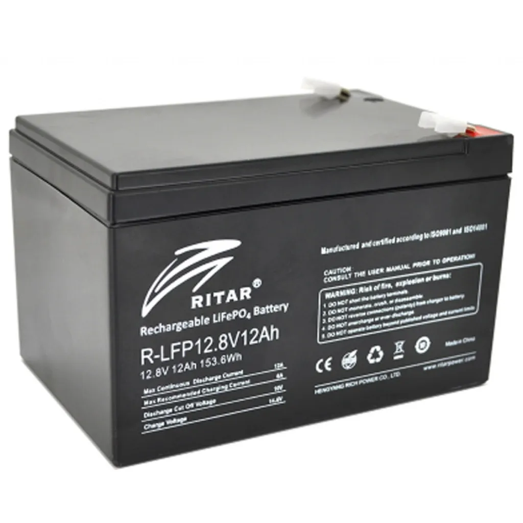 Батарея LiFePo4 Ritar R-LFP 12.8V 12Ah