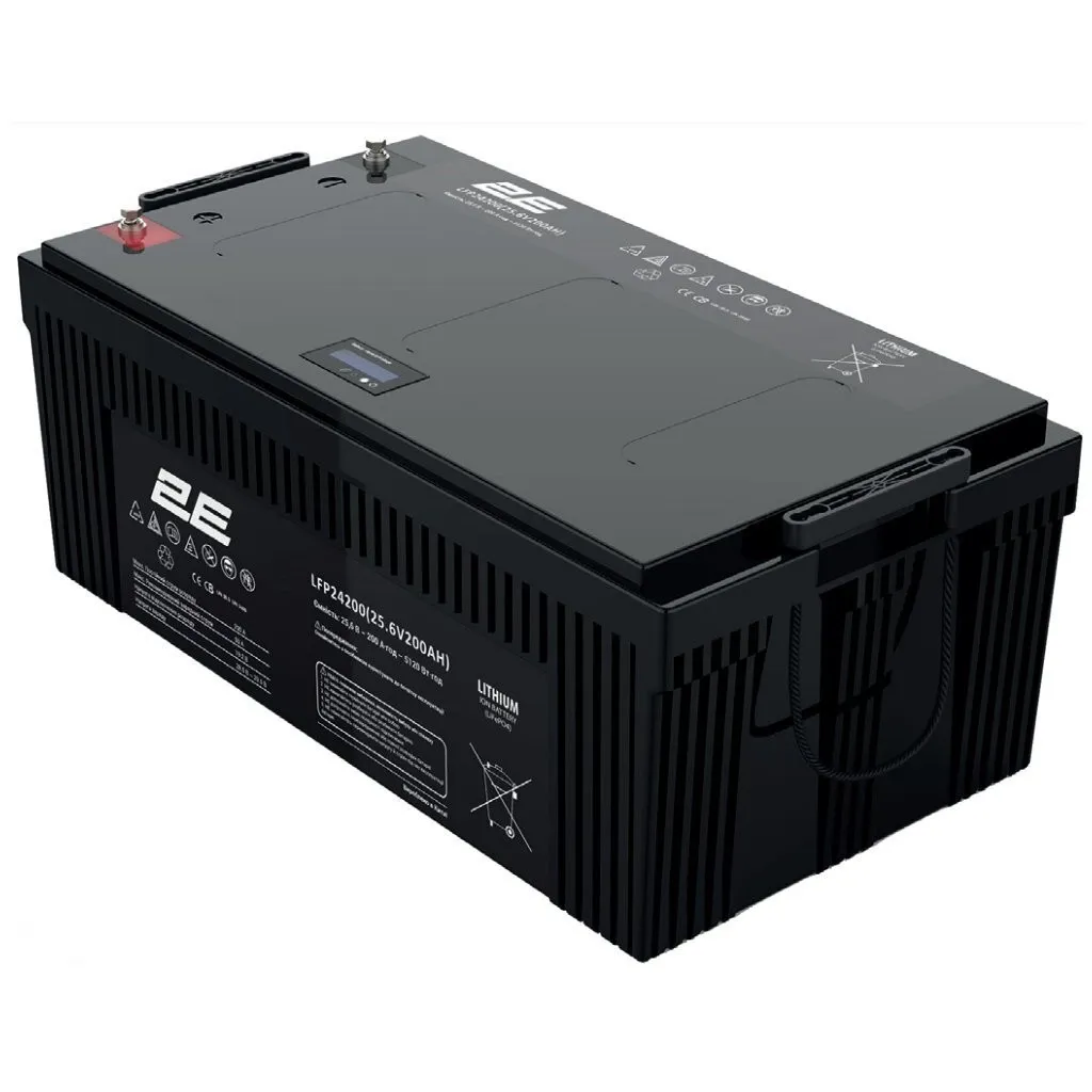 Батарея LiFePo4 2E 24V-200Ah 8S (2E-LFP24200-LCD)