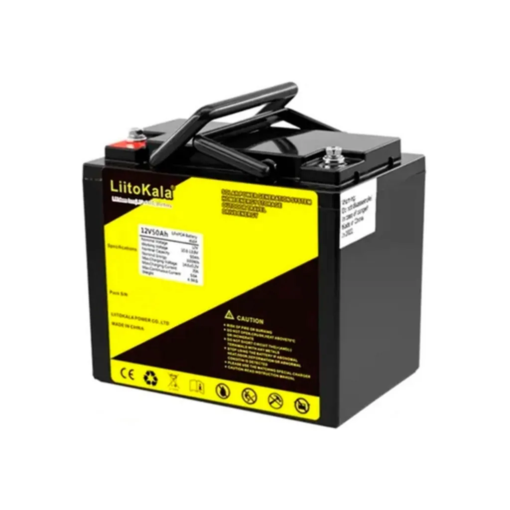 Батарея LiFePo4 Liitokala 12V-50Ah (Lii-LiFePO4120-50)