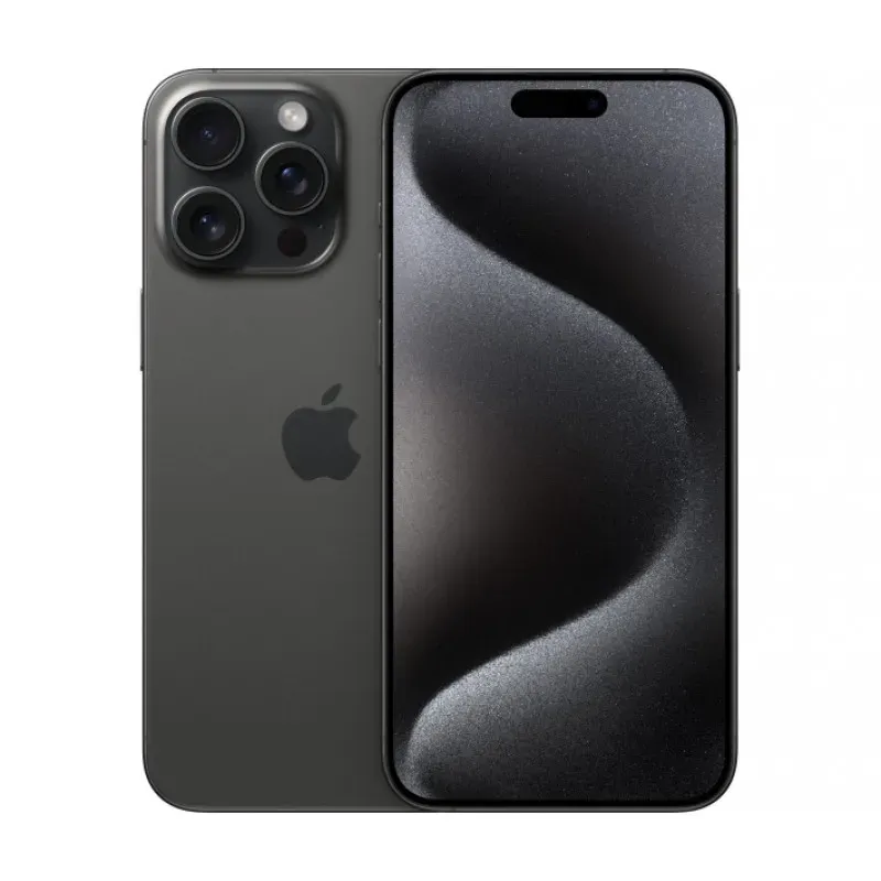 Смартфон Apple iPhone 15 Pro 128GB Dual SIM Black Titanium (MTQ43)