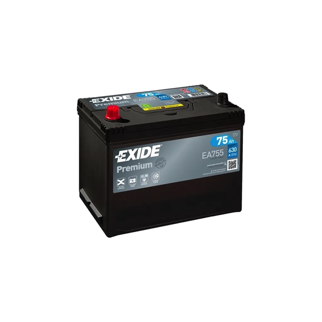  EXIDE PREMIUM 75A (EA755)