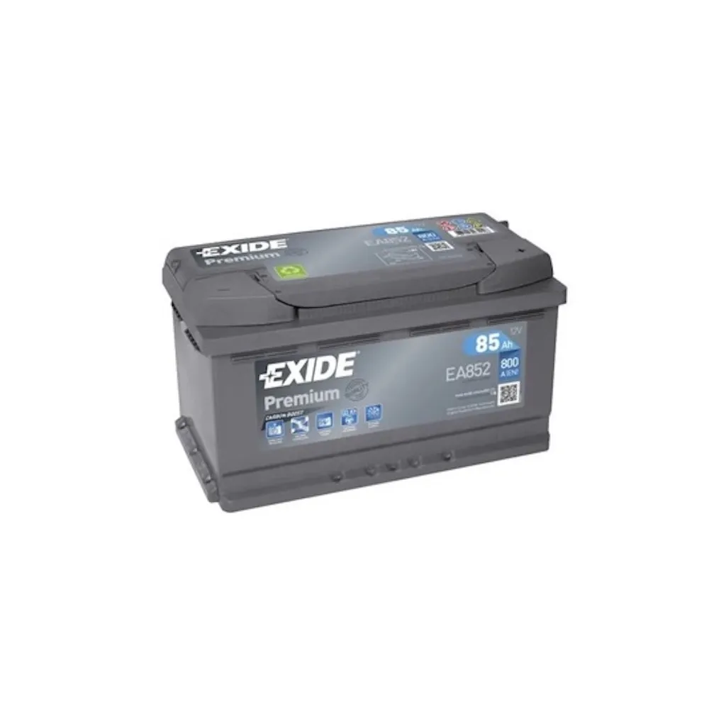 Аккумулятор автомобильный EXIDE PREMIUM 85A (EA852)