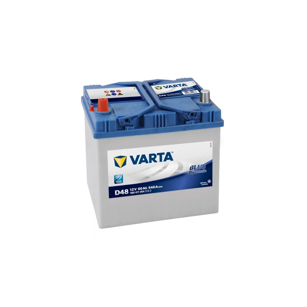 Акумулятор автомобільний Varta Blue Dynamic 60Аh без нижн. бурта (560411054)