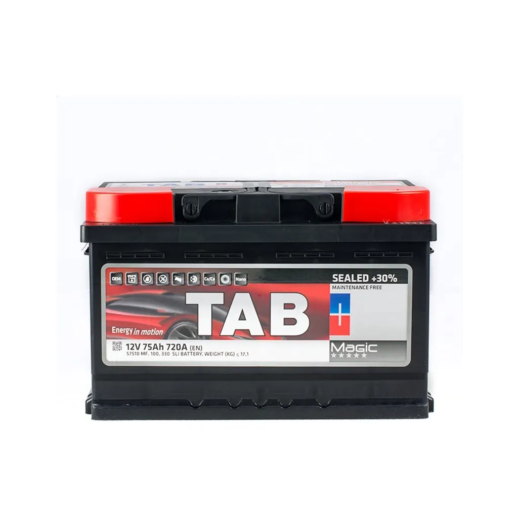  TAB 75 Ah/12V Magic Euro (Низький) (189 072)