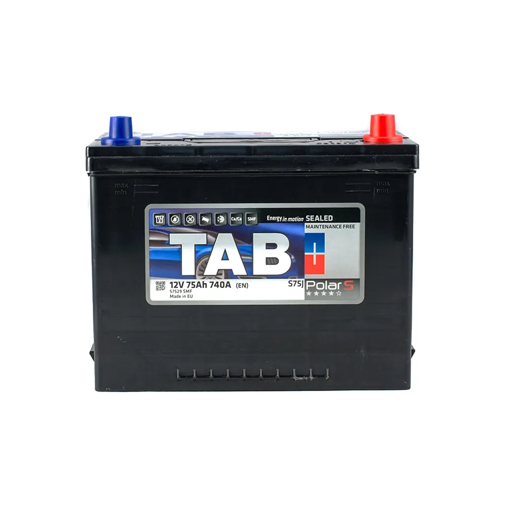 Аккумулятор автомобильный TAB 75 Ah/12V Polar S Euro Japan (246 875)