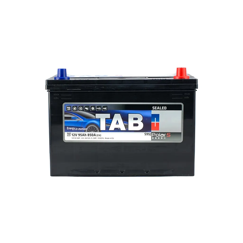 Аккумулятор автомобильный TAB 95 Ah/12V Polar S Euro Japan (246 895)