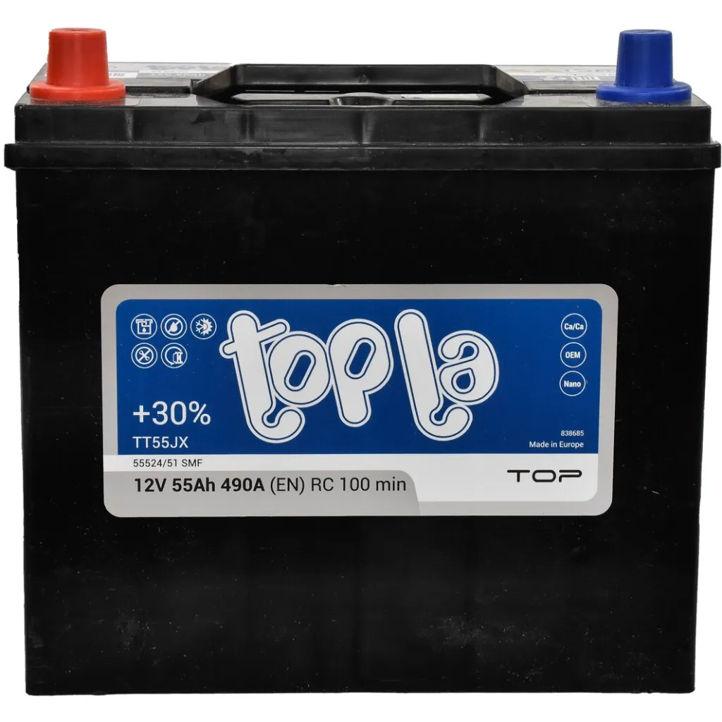  Topla 55 Ah/12V Top/Energy Japan (118 355)