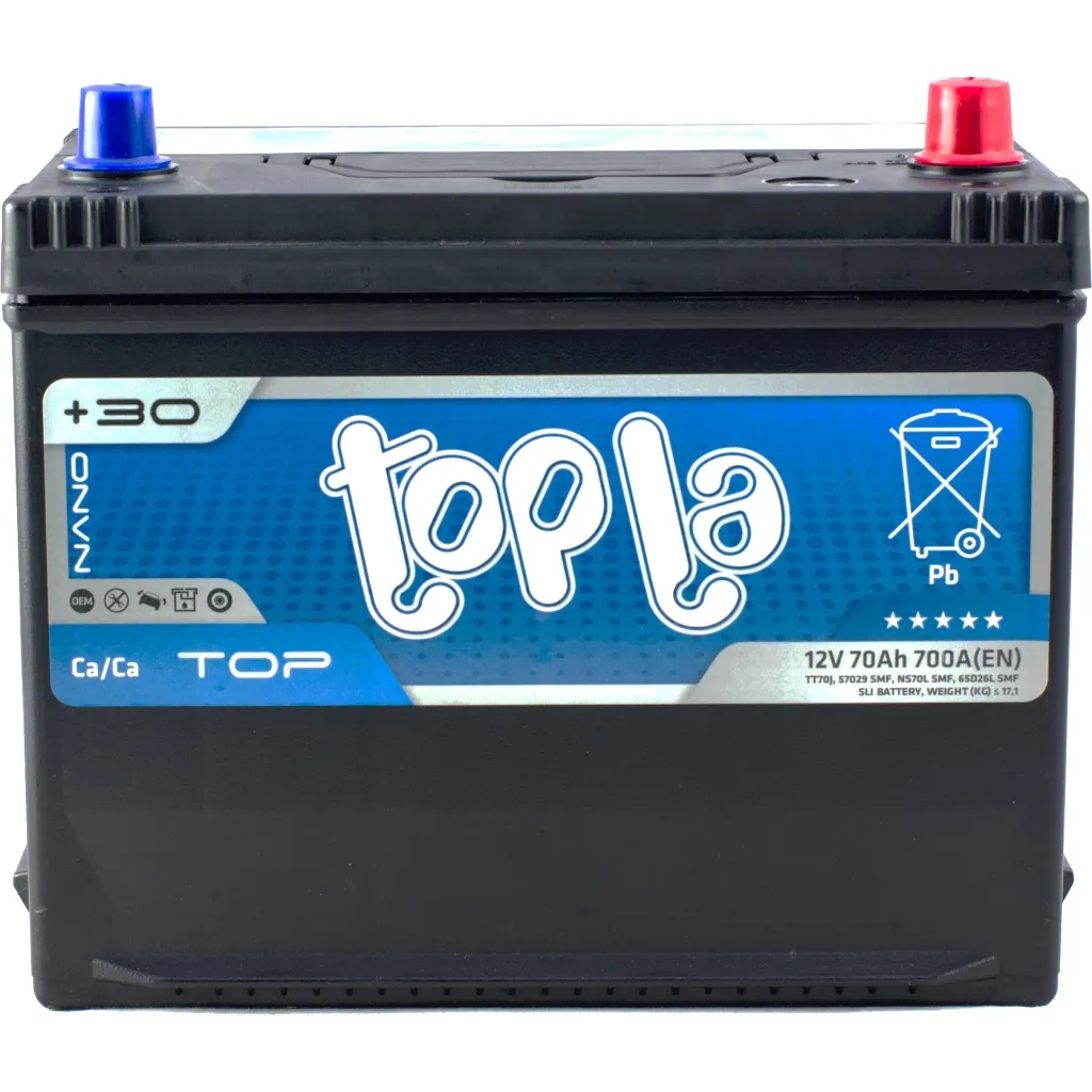  Topla 70 Ah/12V Top/Energy Japan Euro (118 870)