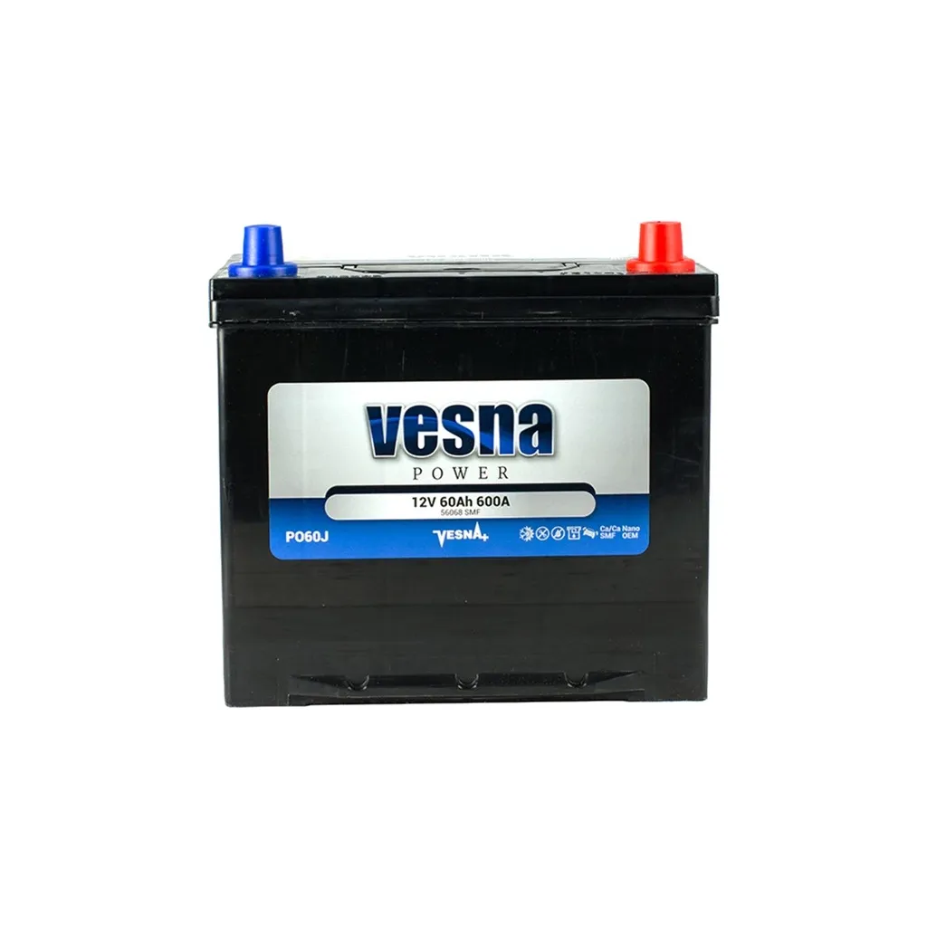  Vesna 60 Ah/12V Japan Euro (415 060)