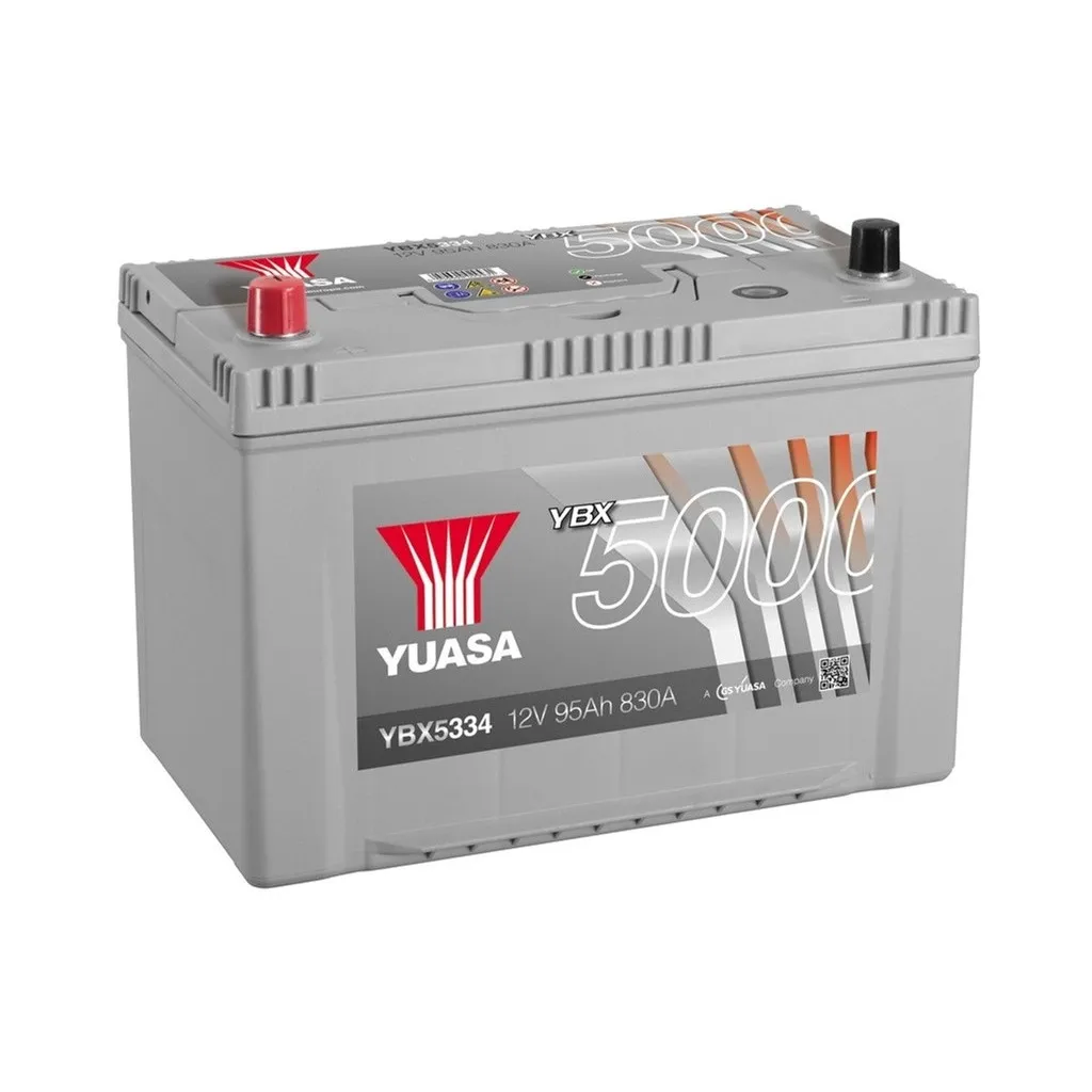  Yuasa 12V 100Ah Silver High Performance Battery (YBX5334)