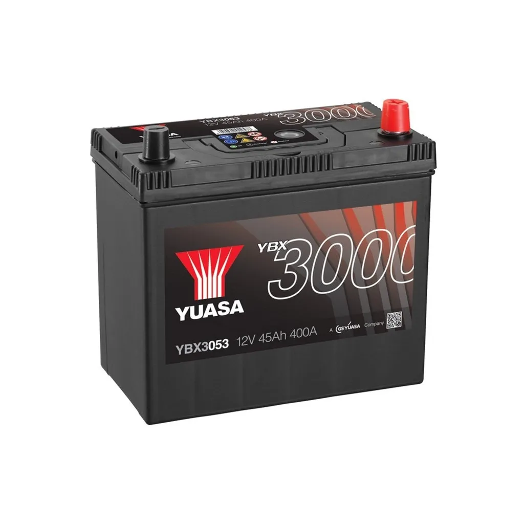  Yuasa 12V 45Ah SMF Battery (YBX3053)