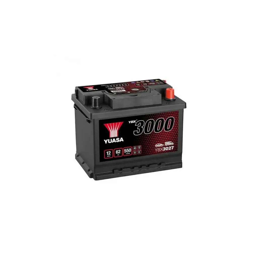  Yuasa 12V 62Ah SMF Battery (YBX3027)