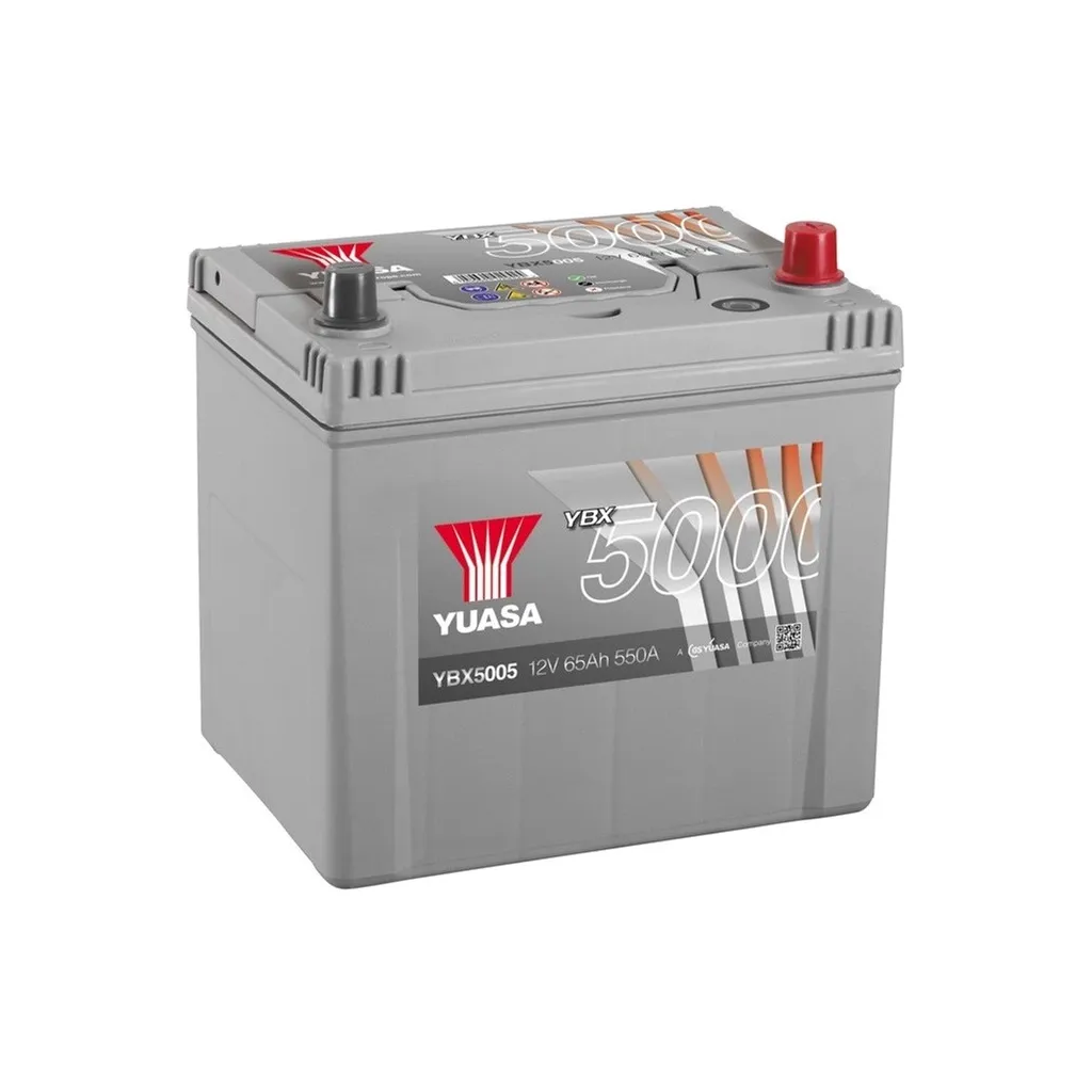  Yuasa 12V 65Ah Silver High Performance Battery (YBX5005)