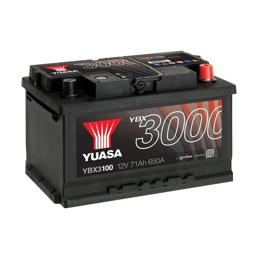 Аккумулятор автомобильный Yuasa 12V 71Ah SMF Battery (YBX3100)