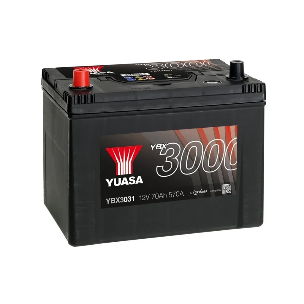  Yuasa 12V 72Ah SMF Battery (YBX3031)