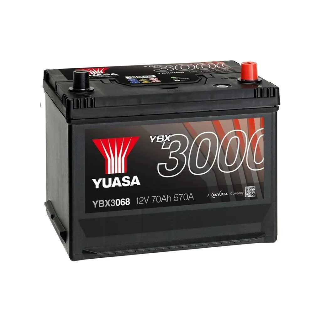  Yuasa 12V 72Ah SMF Battery (YBX3068)