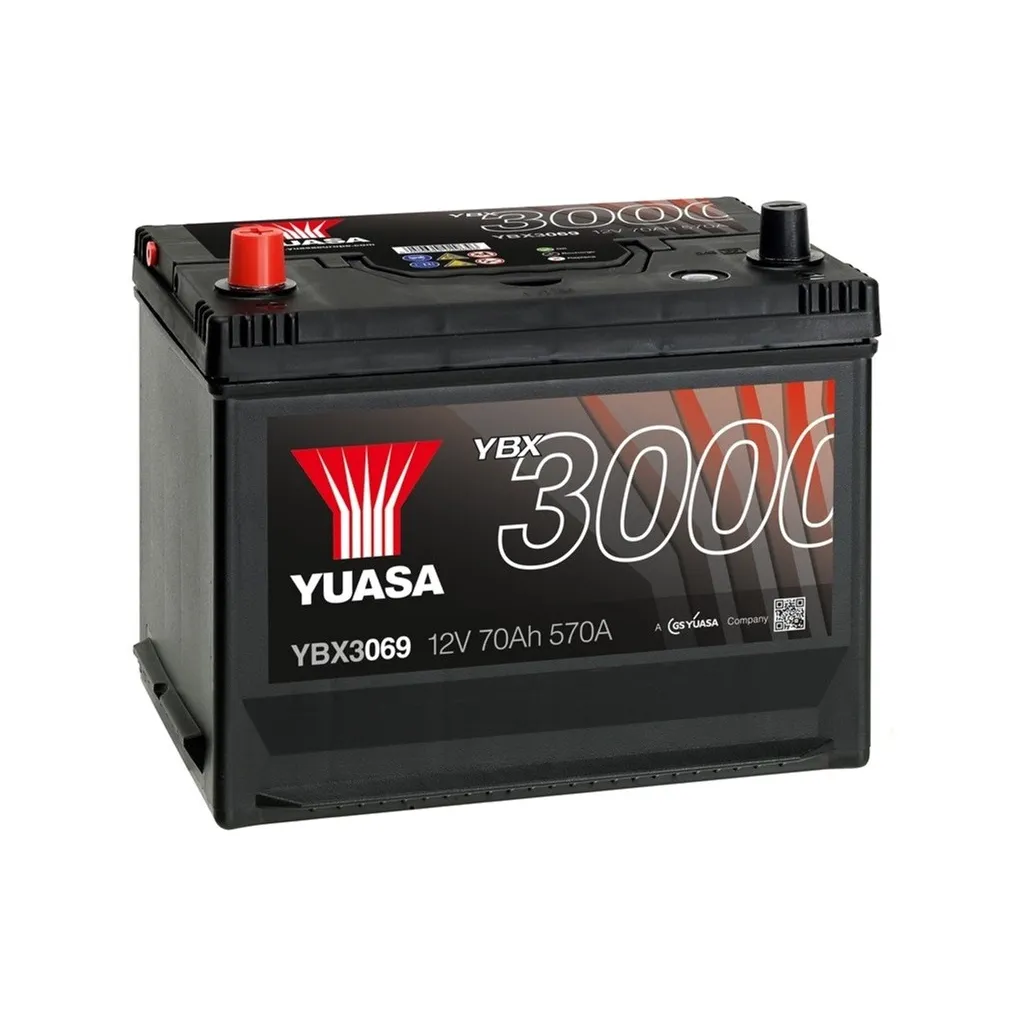 Акумулятор автомобільний Yuasa 12V 72Ah SMF Battery (YBX3069)