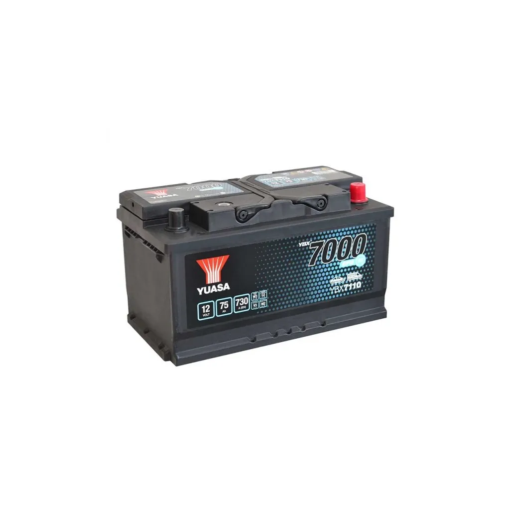 Акумулятор автомобільний Yuasa 12V 75Ah EFB Start Stop Battery (YBX7110)