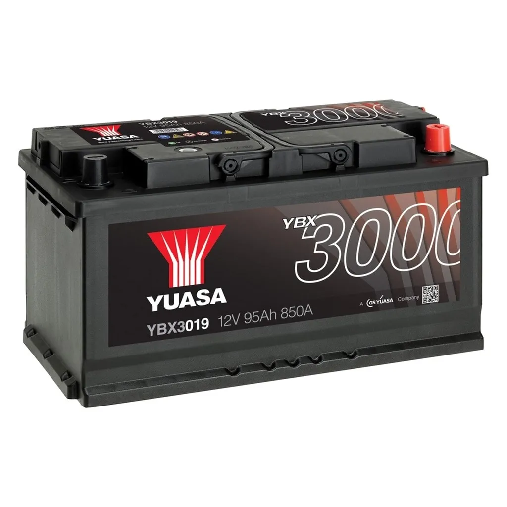 Аккумулятор автомобильный Yuasa 12V 95Ah SMF Battery (YBX3019)