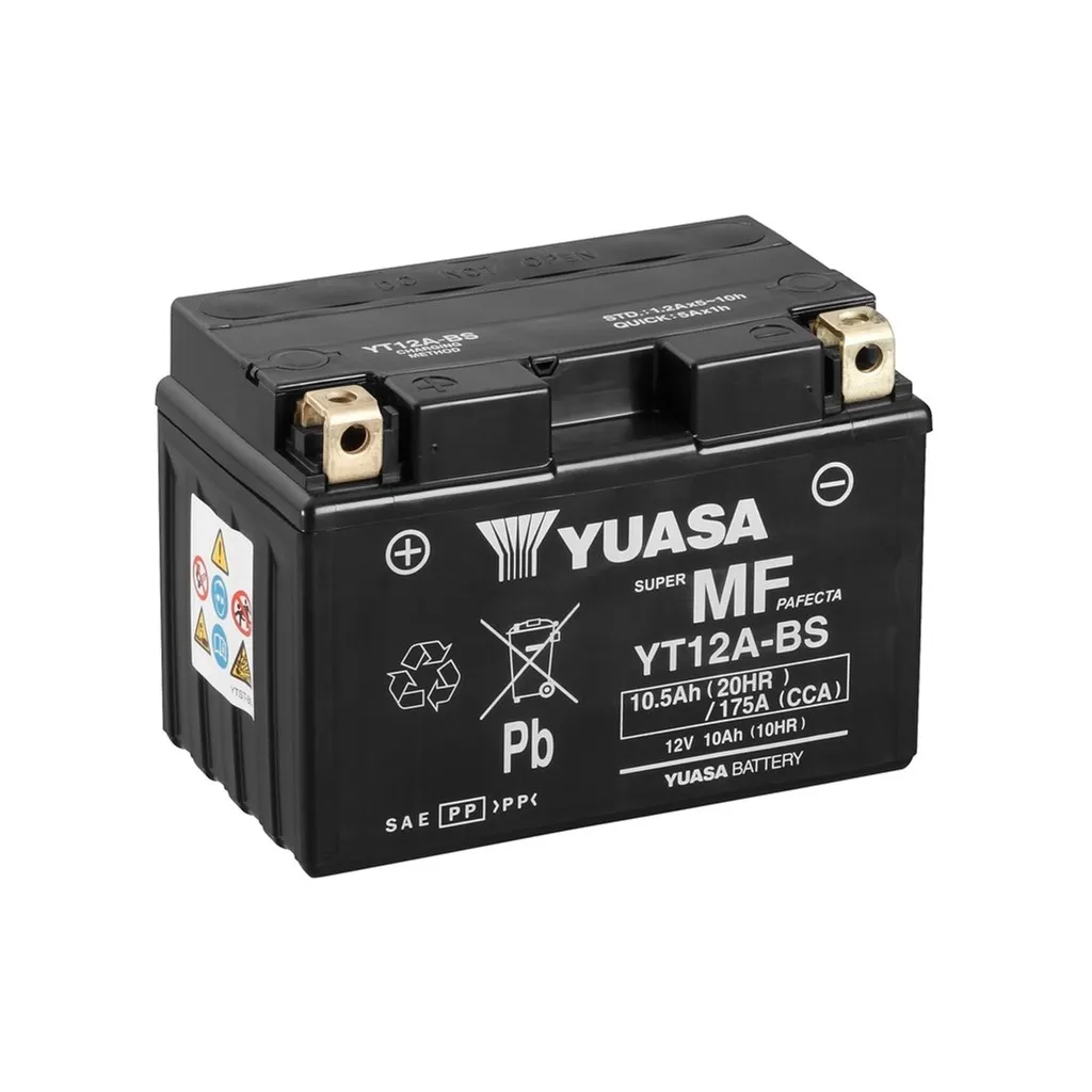 Аккумулятор автомобильный Yuasa 12V 10Ah MF VRLA Battery (YT12A-BS)