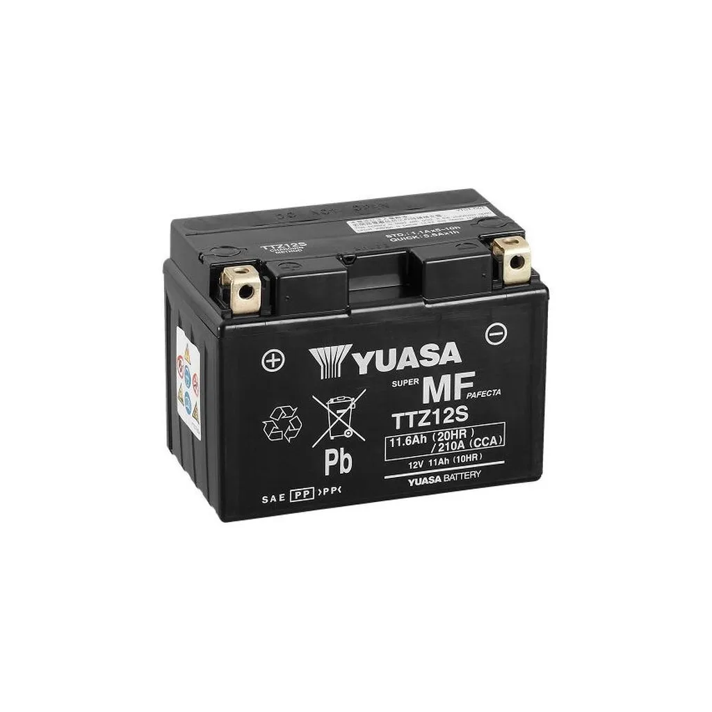  Yuasa 12V 11,6Ah MF VRLA Battery AGM (TTZ12S)